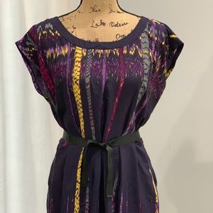 BeBop belted and pleated dress size L